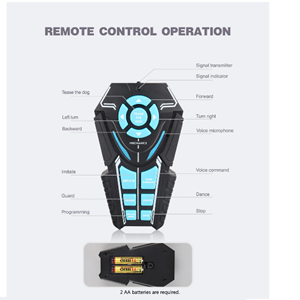 اسباب بازی ربات سگ کنترلی مدل Remote Control Robot LEIDY DOG Toy A001 _اسباب بازی ربات